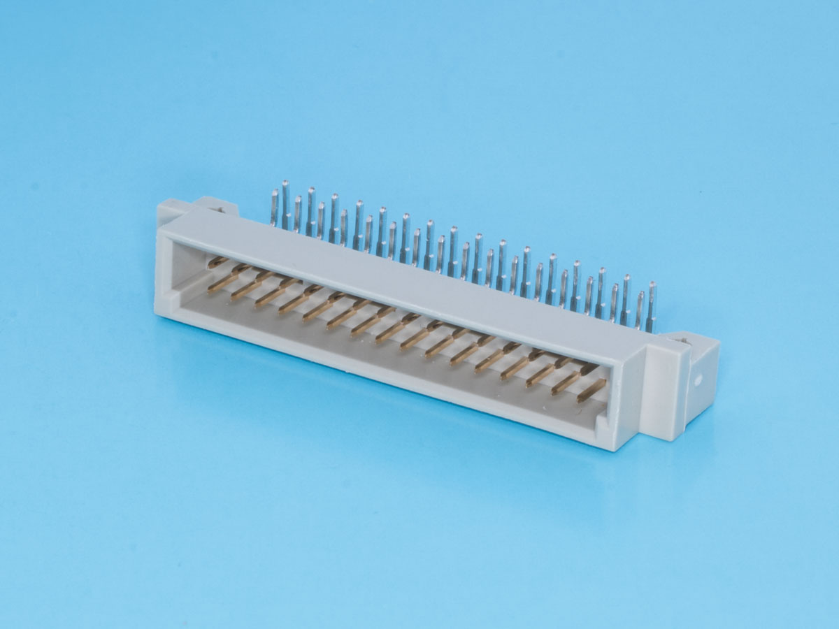 612B/2-32M - Разъем DIN 41612 32 контакта, вилка, прямой угол, 2 ряда