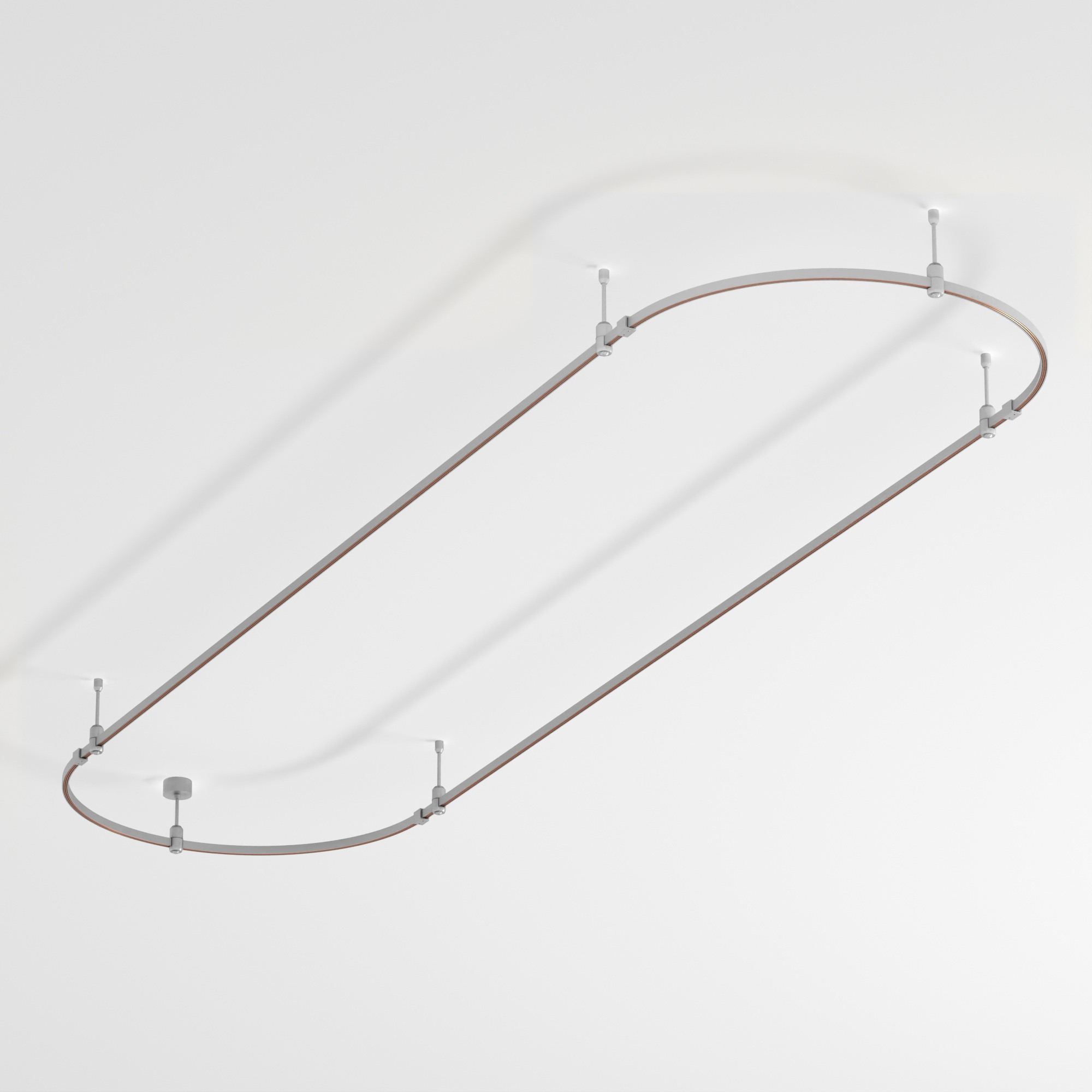 Трек ART-APRIORI-OVAL-ROD-200-3000x1000 (TN) (Arlight, IP20 Металл, 3 года) 050196