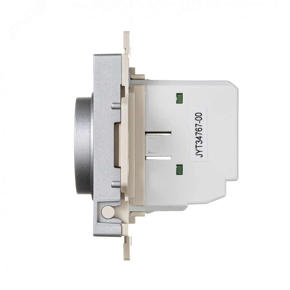 ATLASDESIGN ТЕРМОСТАТ электрон. теплого пола с датчиком, 10A, механизм, АЛЮМИНИЙ ATN000335