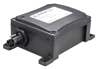 Распределительная коробка RST20I5V 2P1 F - Распределительнная коробка, серия RST Classic, IP68(69k), 5 полюсов, 1 вход / 2 выхода, номинальные характеристики: 250/400V, 20A,  с монтажными фланцами, цвет: черный, серия RST Classic
