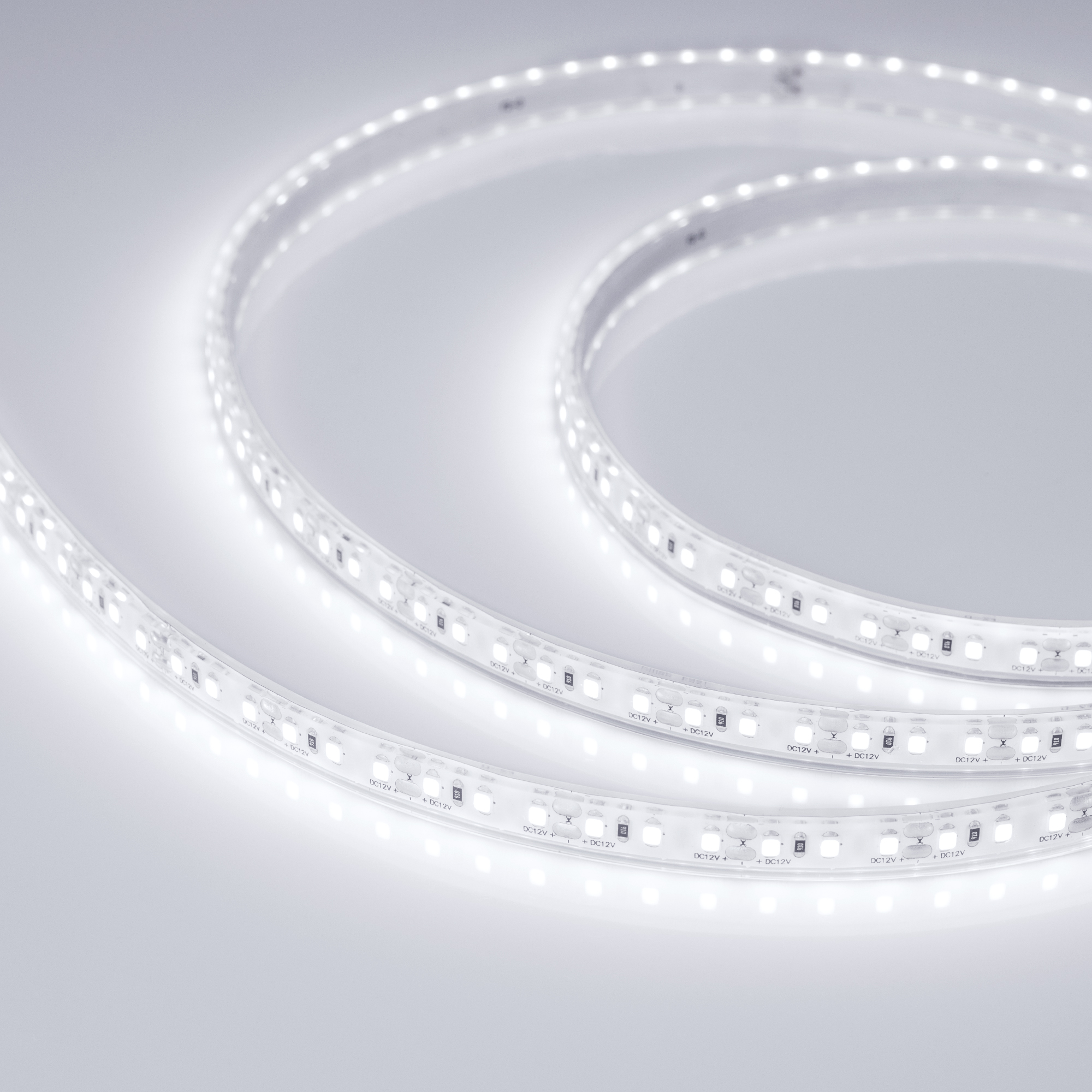 Лента герметичная RTW-PU-A120-10.5mm 12V White6000 (16.8 W/m, IP68, Wire 2m, 5m) 029596(3) - Светодиодная лента RTW-PU-A120, герметичная IP68 (PU-сплошной полиуретан), подходит для использования под водой на глубине до 2м. Светодиоды 2835, 120 шт/м (600 ш