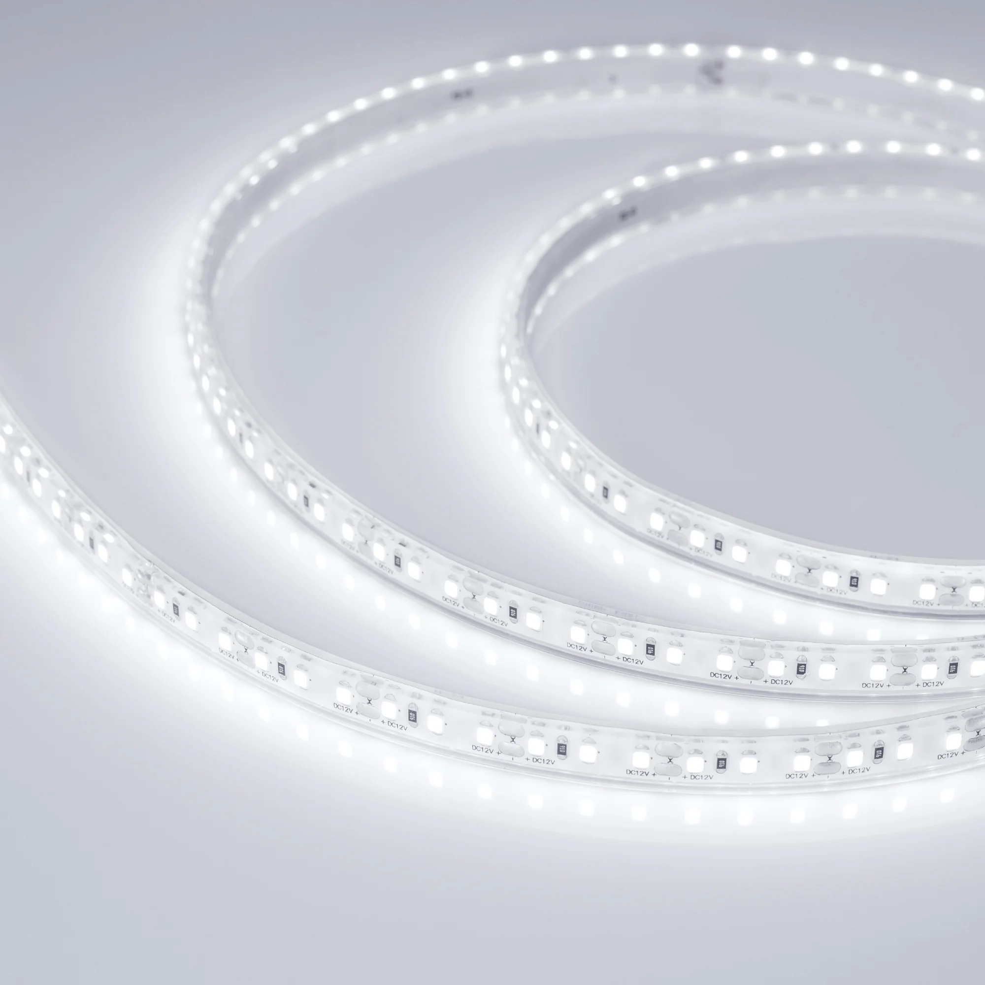 Лента герметичная RTW-PU-A120-10.5mm 12V White6000 (16.8 W/m, IP68, Wire 2m, 5m) 029596(3) - Светодиодная лента RTW-PU-A120, герметичная IP68 (PU-сплошной полиуретан), подходит для использования под водой на глубине до 2м. Светодиоды 2835, 120 шт/м (600 ш