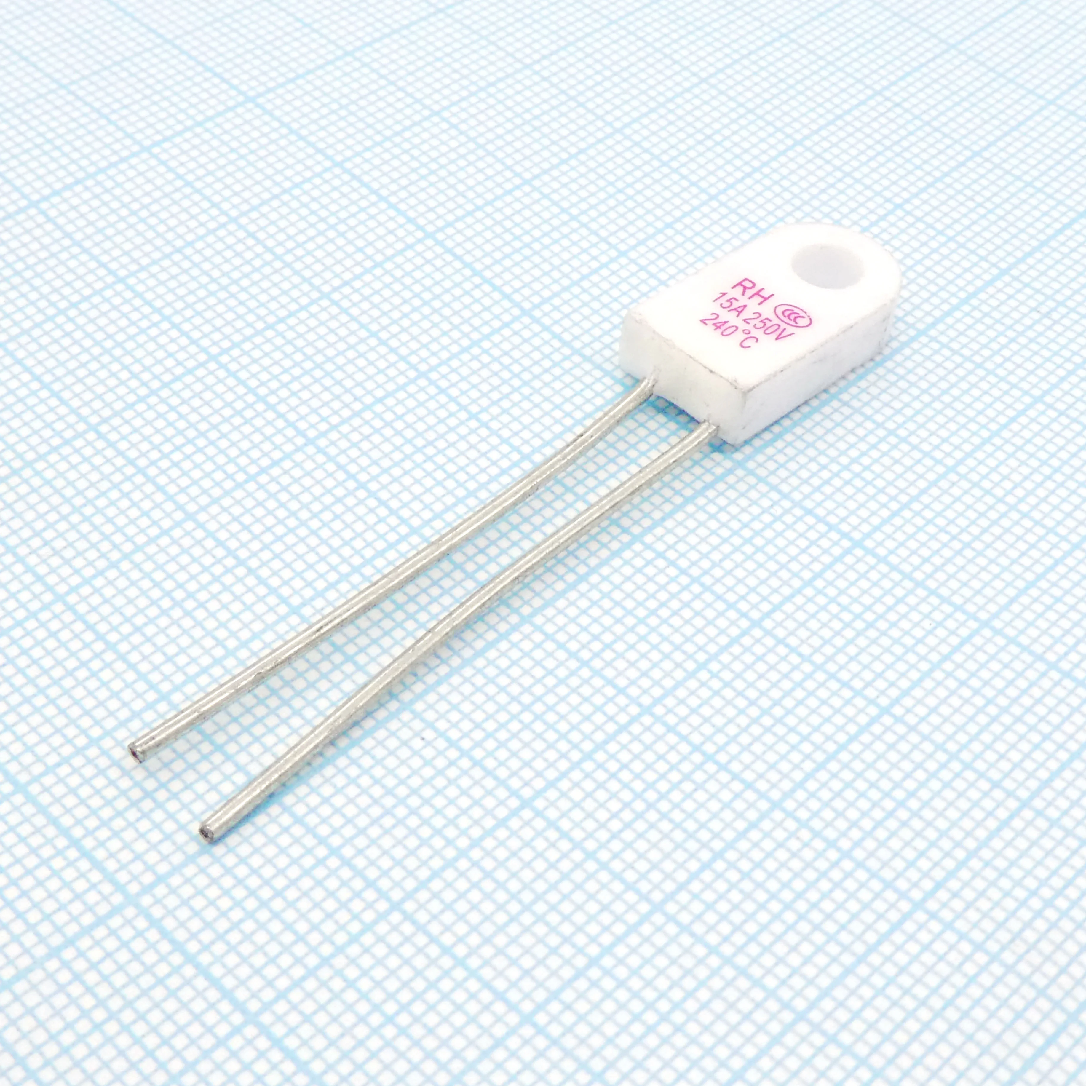 Therm.Fuse RH240 (15A) - термопредохранитель керамический "подкова", 240°C 15A
