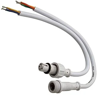 4PIN WP L=40 D=13MM 4*0.3MM2 - Разъем герметичный 4pin WP L=40 D=13 мм 4*0.3 мм2, 4 контакта