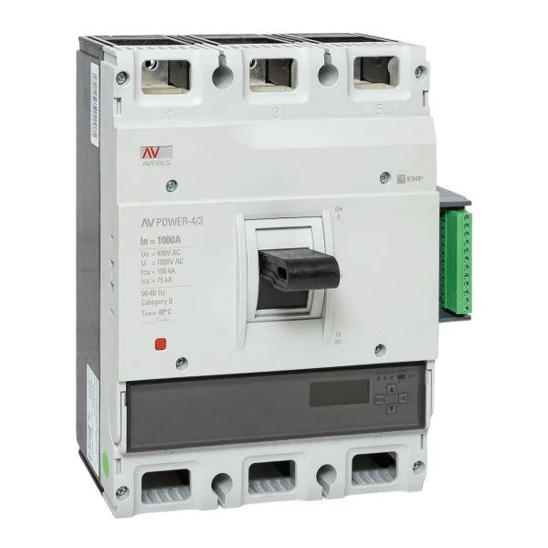 Выключатель автоматический AV POWER-4/3 1000А 100kA ETU6.2 AVERES
