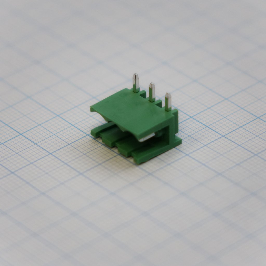 2EDGR-5.0-03P-14-00A(H) - Разъемный клеммный блок на плату, 3 контакта. Серия 2EDGR-5.0