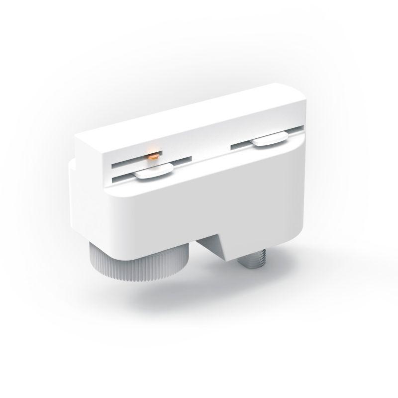 Адаптер универсальный Track однофазный для подключения светильника к трековой системе бел. TR121