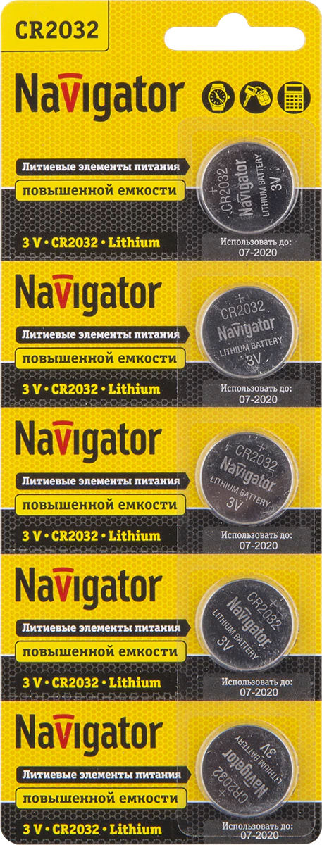 Батарейка NBT-CR2032-BP5
