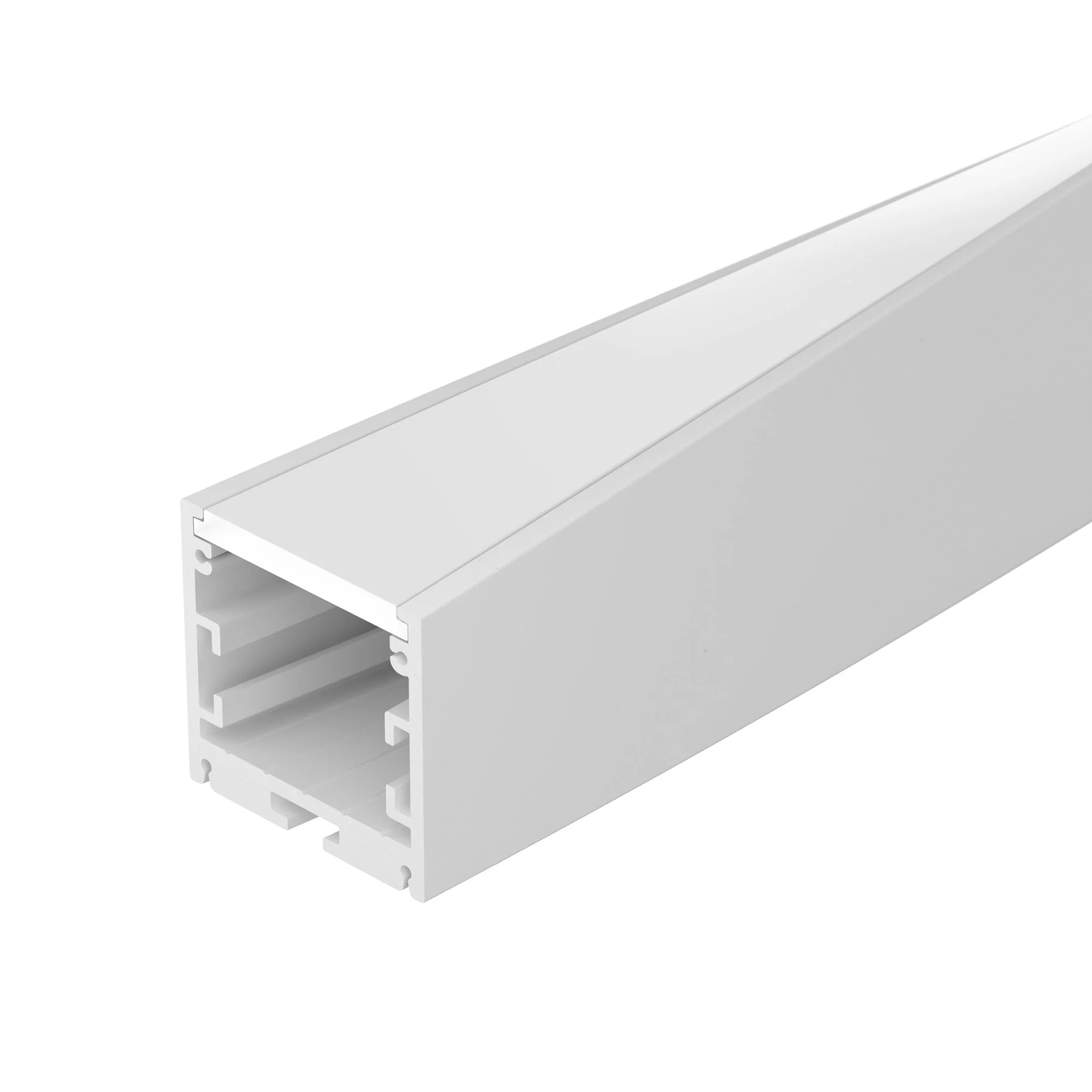 Профиль SL-ARC-3535-TWIST90L-400 WHITE 032681 - Алюминиевый профиль для светодиодных лент и линеек, скрученный влево на 90°. Цвет - белый RAL9003 (порошковая окраска). Габаритные размеры (L?W?H): 400x35x35 мм. Ширина площадки для ленты - 24 мм. Экраны, за