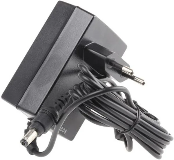 GSM18E12-P1J - Адаптер  AC-DC, медицинский, 18Вт, вход 80...264B AC 47...63 Гц, 113...370B DC, выход 12B/1,5A, изоляция 4000В AC, 79x54x33мм, -25...+60°С, евровилка, выходной разъем 11, диам. 5.5х2.1мм
