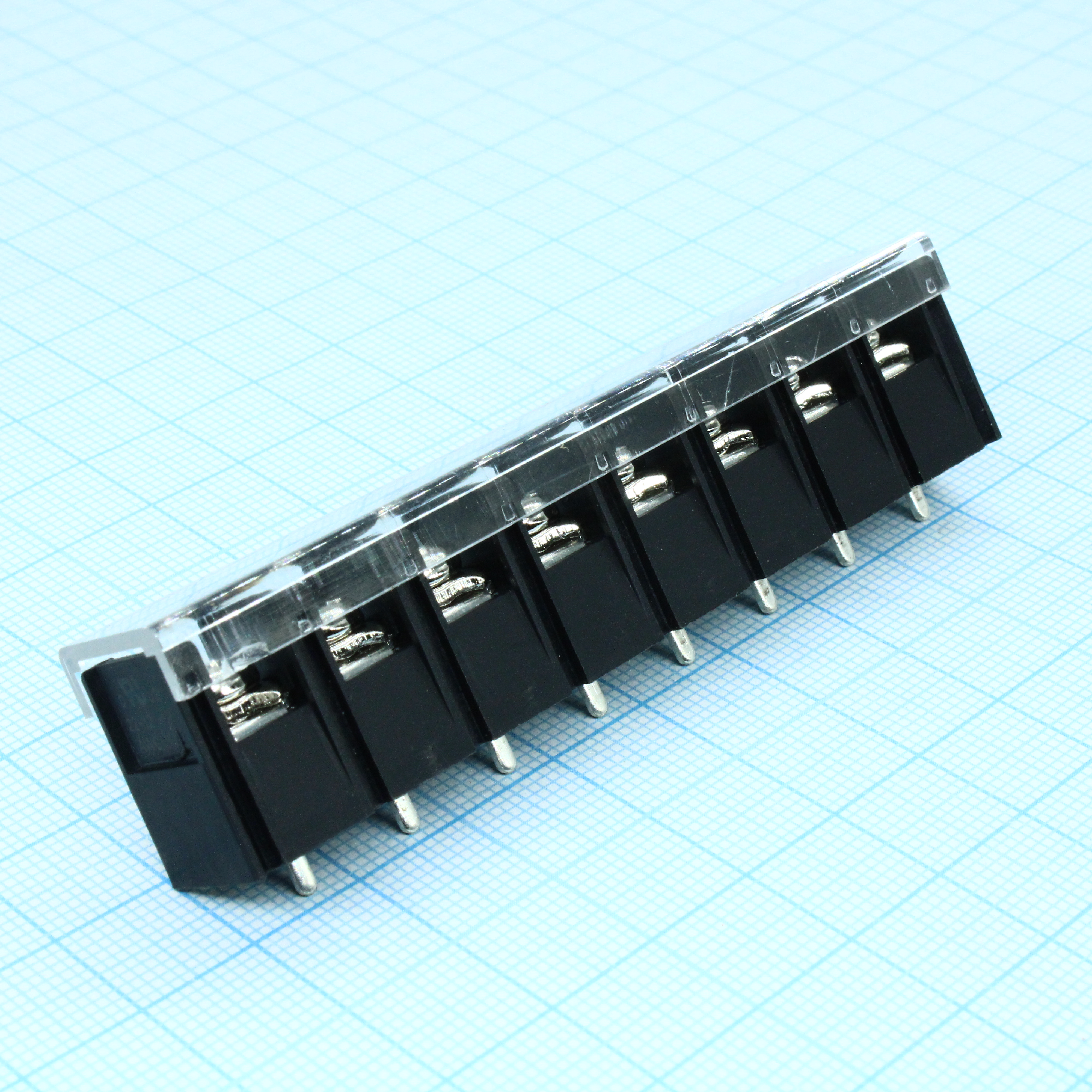 DG58C-B-08P-13-00A(H) - Барьерный клеммный блок 8 контактов. Серия DG58C-B