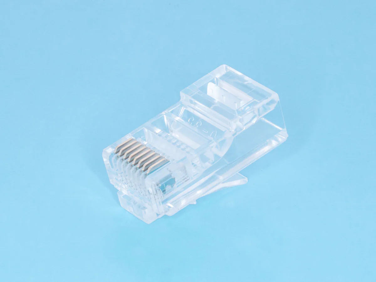 TP-8P8C-S2 - Вилка RJ-45 для плоского одножильного кабеля
