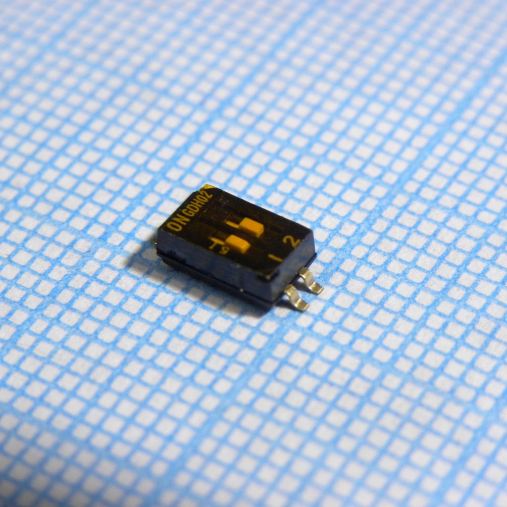 1571983-1 - Переключатель DIP Switches; Конфигурация: SPST; Контакты: 2; Шаг: 1.27