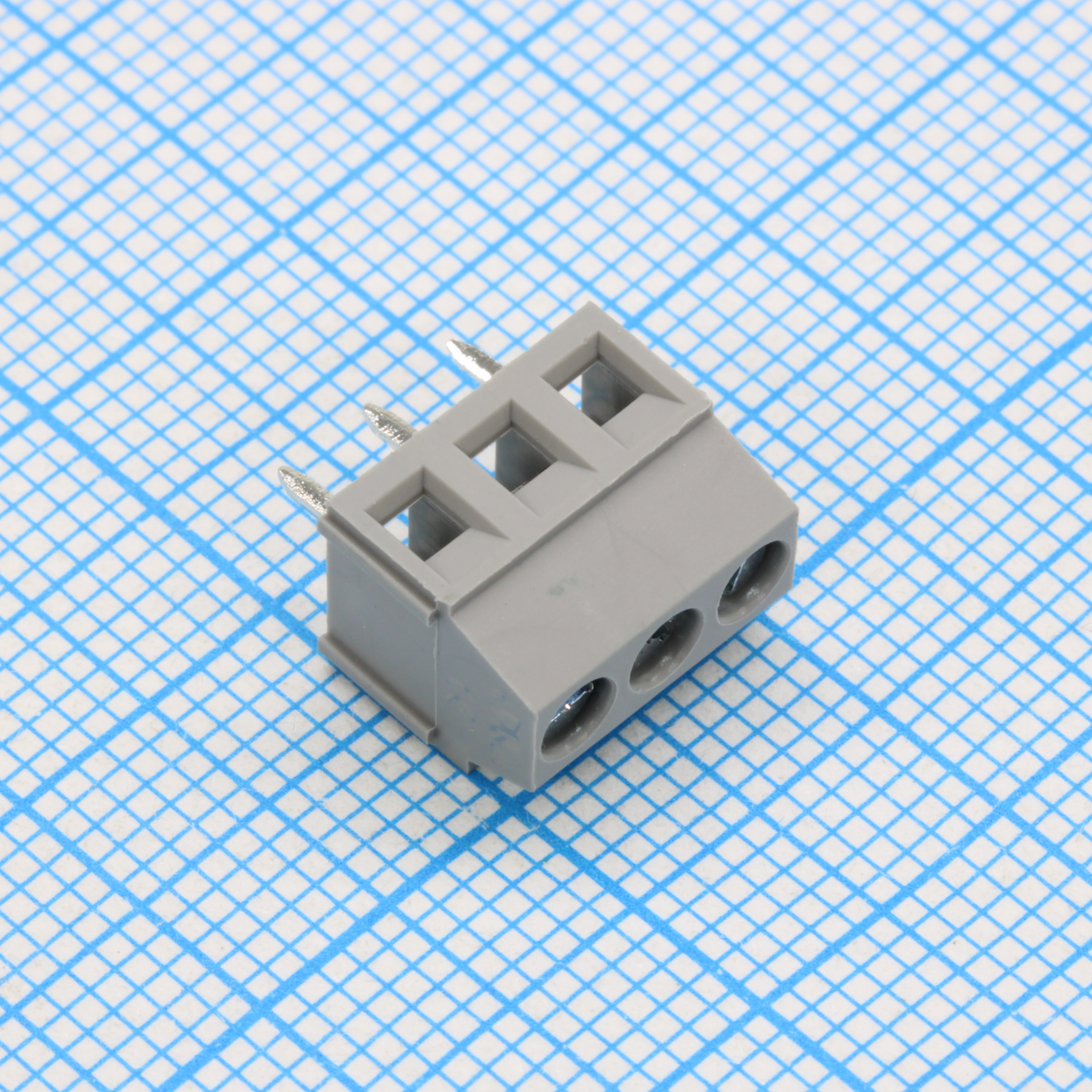 GT381-3.5-03P-11-00 - Винтовой клеммный блок, 3 контакта. Серия GT381-3.5