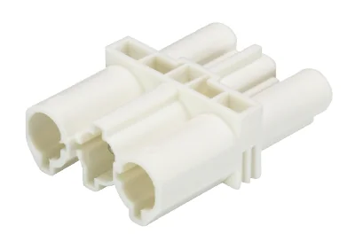 Переходник GESIS GST 18i3Z 1P1 WS - Соединитель вилка/розетка, 3 полюса, серия gesis GST18i3, номинальное напряжение: 250V, номинальный ток: 20А, цвет: белый