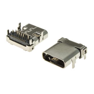 USB3.1 TYPE-C 24PF-002 - Разъем USB USB3.1 TYPE-C 24PF-002, 24 контакта