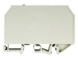 Клемма 9760 U/8 TKE48V/V0 57.110.1655.0 - Заземляющая клемма, тип фиксации провода: винтовой, номинальное сечение: 10 мм кв., 30A, 48V, ширина: 18 мм, цвет: серый, тип монтажа: DIN 35