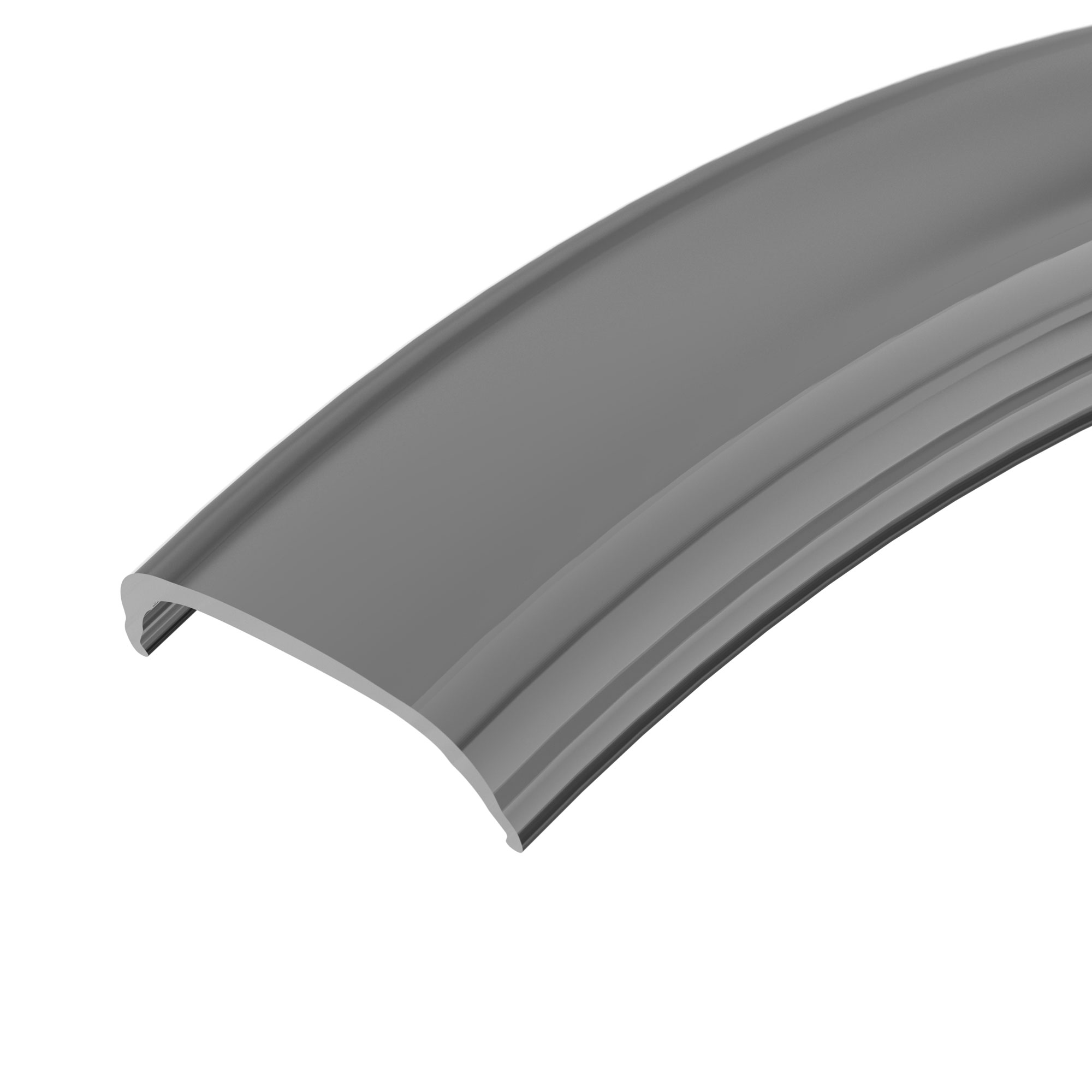 Экран ARH-BENT-W18-2000 BLACK 041032 - Матовый черный экран (PC) для профиля ARH-BENT-W18-2000. Светопропускание до 17%. Длина 2000мм. Цена за 1м.