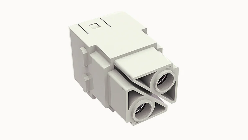 Розеточная контактная вставка D2MK-002-F (10-25mm) - Розеточная контактная вставка, аксиальная винтовая фиксация, 2 полюса, типоразмер модульный, 1000V, 100A, сечение обслуживаемых проводников 10-25 мм кв,, тип покрытия контактов: серебро