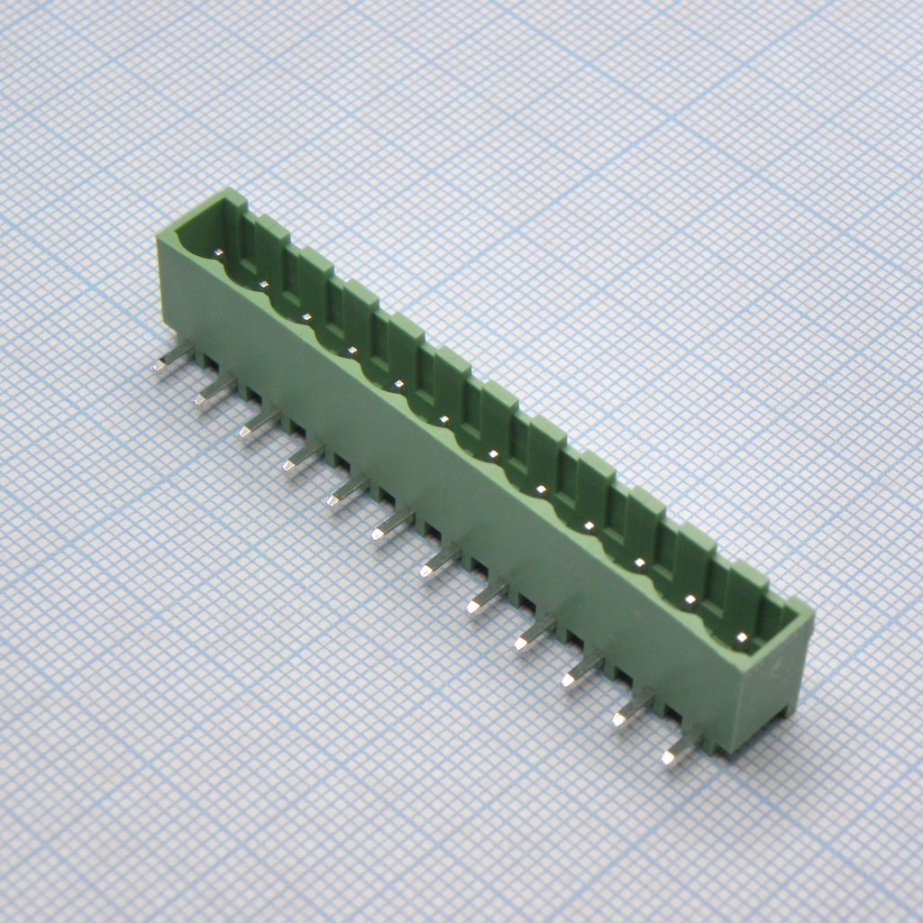 2EDGRC-5.0-12P-14-00A(H) - Разъемный клеммный блок на плату, 12 контактов. Серия 2EDGRC-5.0