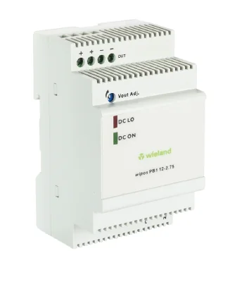 Блок питания WIPOS PB1 12-2.75 - Источник питания, однофазный, 12 V / 2,75 A, 33 W; диапазон входных напряжений: 90 – 264 V AC, 120 – 375 V DC; габариты (мм): ширина x высота x глубина: 53 x 91 x 57; вес 0,25 кг; монтаж: на DIN рейку, температура окружающ