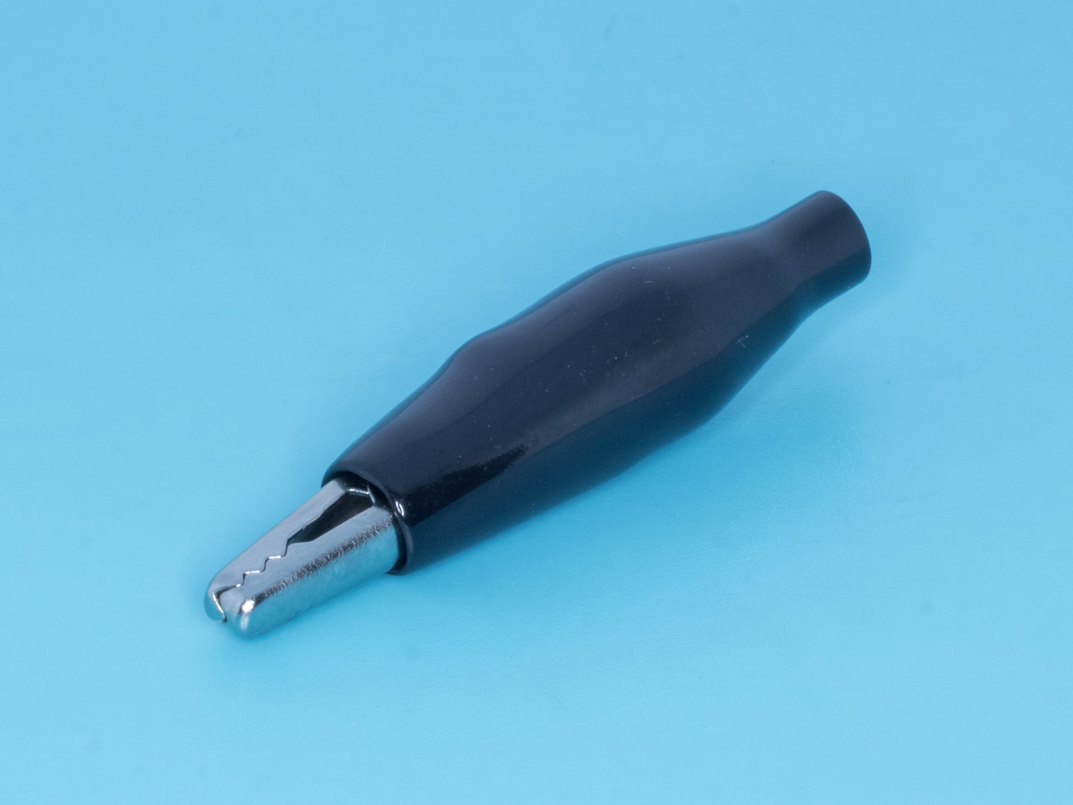 ITA-37B - Зажим изолированный 37мм тип 'aligator', черный