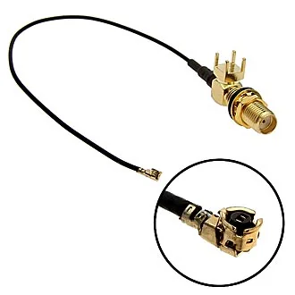 IPX -1.13-15CM-SMA-KYWE - Разъем высокочастотный, кабельная сборка SMA гнездо - IPX гнездо, длина 15 см