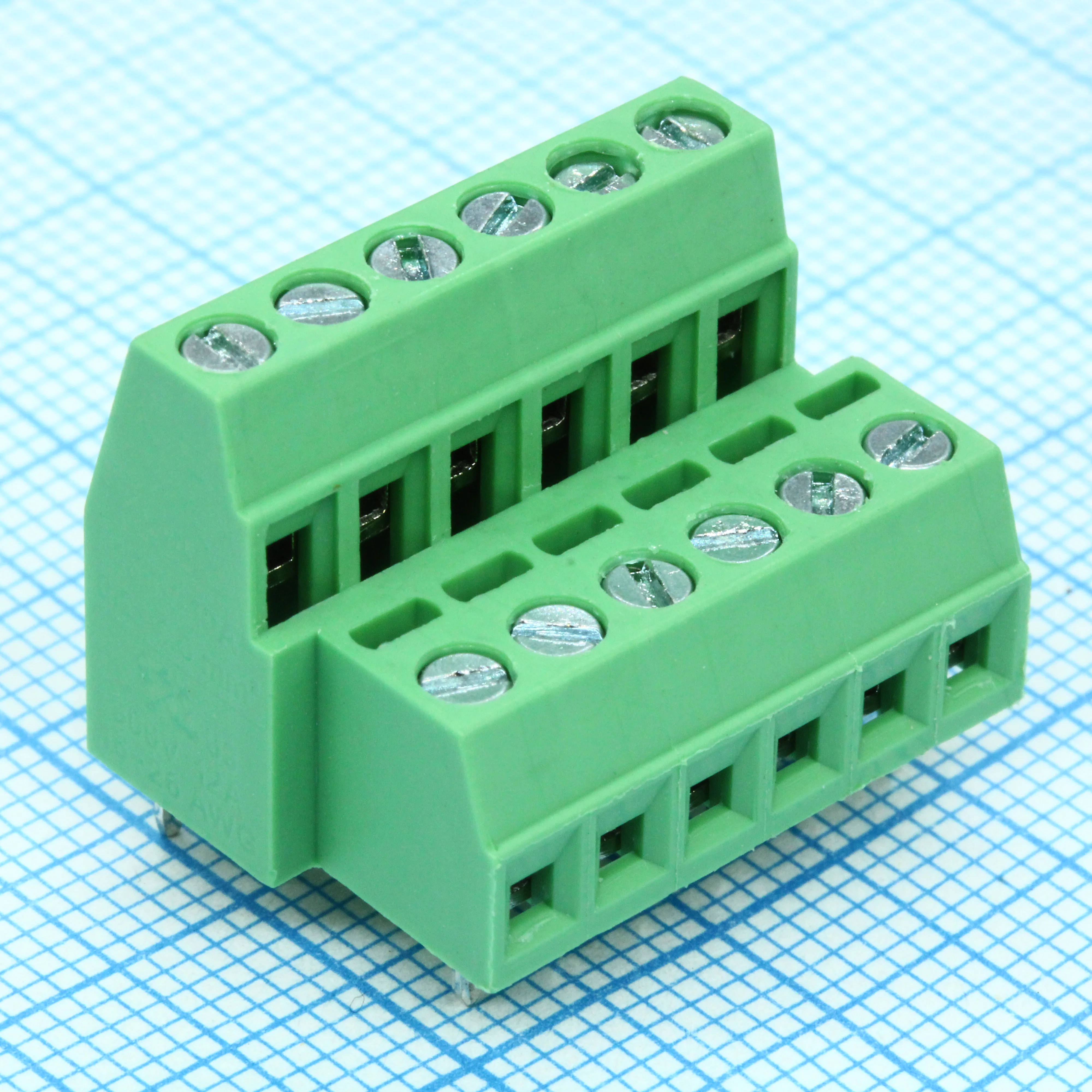 DG381A-3.5-12P-14-80A(H) - Винтовой клеммный блок c рельефной обоймой, 12 контактов. Серия DG381A-3.5