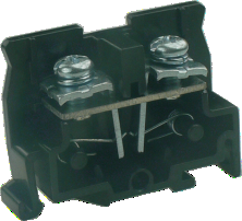 Барьерная клемма UTD-32E - Барьерная клемма, подпружиненная, тип фиксации провода: винтовой, номинальное сечение: 5,5 мм кв., 40A, 660V, ширина: 11,5 мм, цвет: черный, тип монтажа: DIN 35