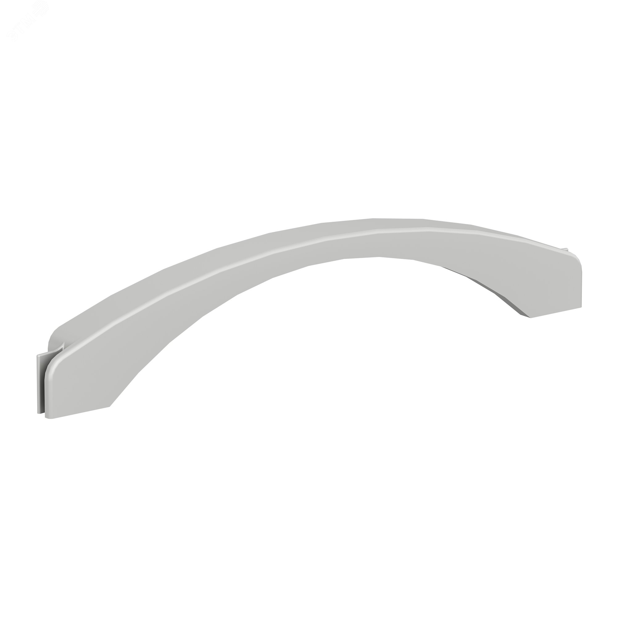 Адаптер напольного канала 50х12 мм, серый 05919