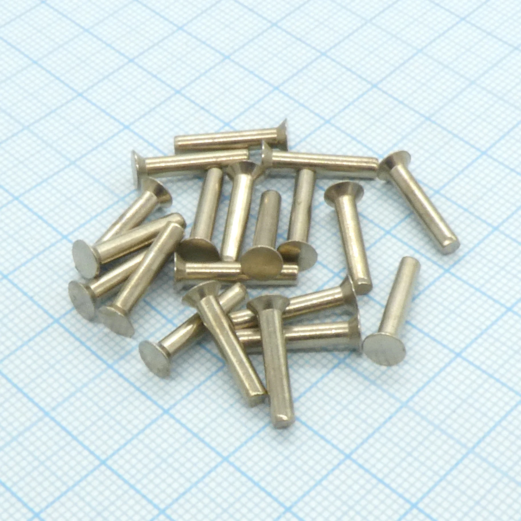 Заклёпка 3х16 (20шт.) латунь - Заклёпка 3х16 (20шт.) латунь