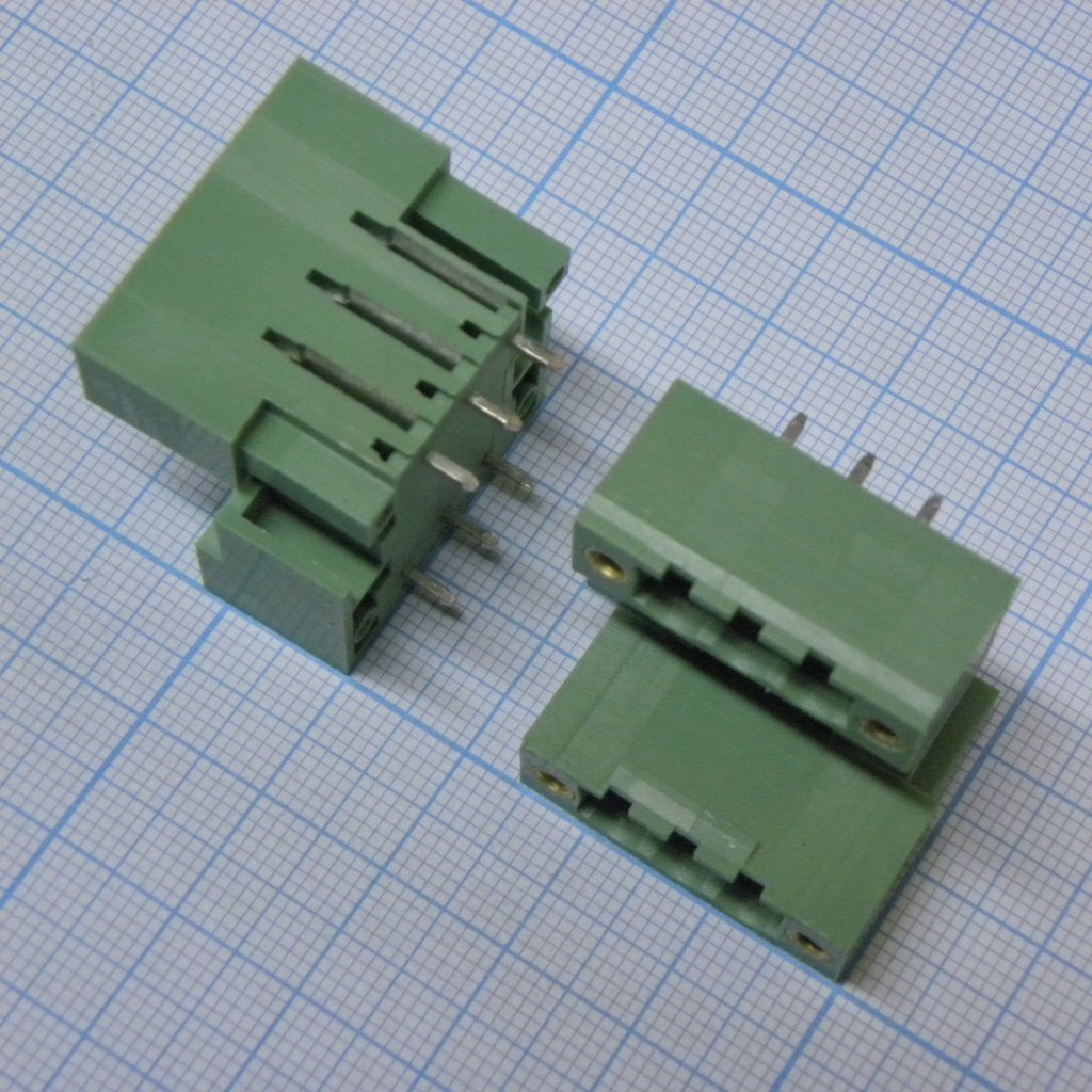 2EDGVTM-5.08-06P-14-00A(H) - Разъемный клеммный блок на плату, 6 контактов. Серия 2EDGVTM-5.08