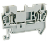 Проходная клемма UJ5-1.5E - Проходная клемма, серия E, тип фиксации провода: пружинный, номинальное сечение: 1,5 мм кв., 17,5A, 500V, ширина: 4,2 мм, цвет: серый, стандарт GB/T14048.1, тип монтажа: DIN 35