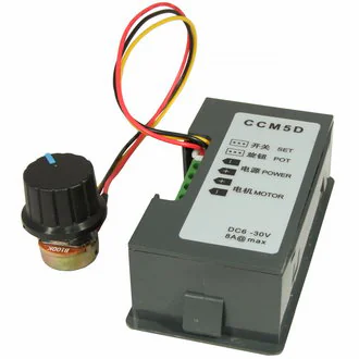 EM-714 - ШИМ регулятор скорости вращения двигателя CCM5D, 6...30 DC, 10A max, с дисплеем