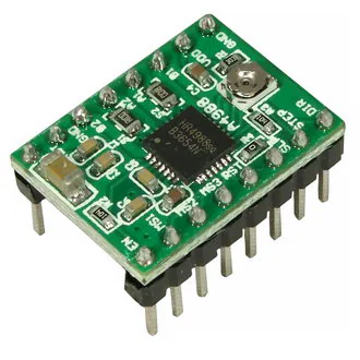 EM-717 - Драйвер шагового двигателя с защитой на чипе A4988, вых.ток - 1А