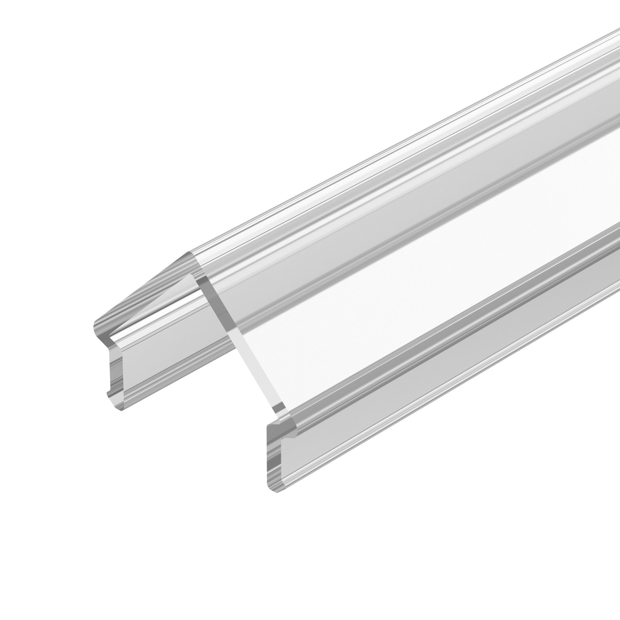 Экран ARH-DECORE-S12 Square Clear 023908 - Экран прозрачный для профиля серии DECORE. Материл – поликарбонат, светопропускание до 95%. Цена за 1 метр.
