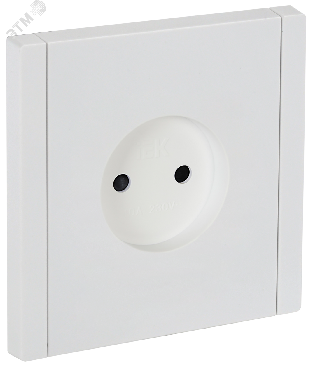 FORTE&PIANO Розетка 1-местная без заземления с защитными шторками винтовое крепление 10А FP217 белый IEK FP-R13-10-K01