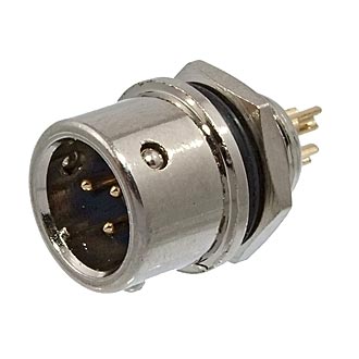 XS9-3(ZN) PANEL PLUG - Разъем быстрого соединения, 3-х контактый