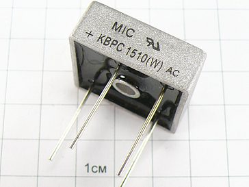 Мост KBPC1510W (15А,1000В)