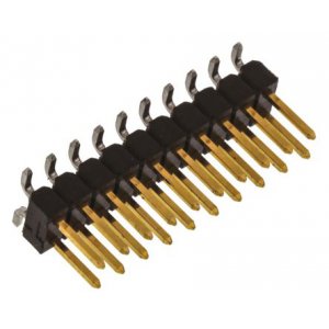 1-1241050-0 - Разъем типа плата-плата, 2.54 мм, 20 контакт(-ов), Штыревой Разъем, Серия AMPMODU MOD II