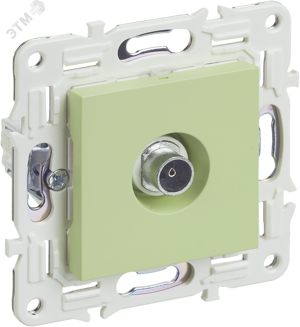 SKANDY Розетка TV оконечная SK-A12G мятный IEK SK-A10-O-K06