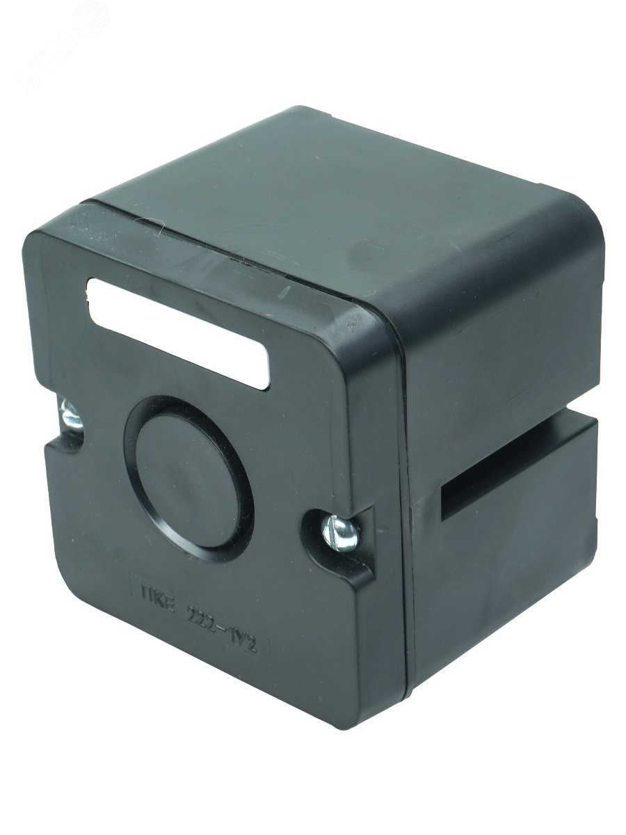 Пост управления ПКЕ 222-1 У2 10А 660В 1 элемент черн. цилиндр накладной IP54 ET519075