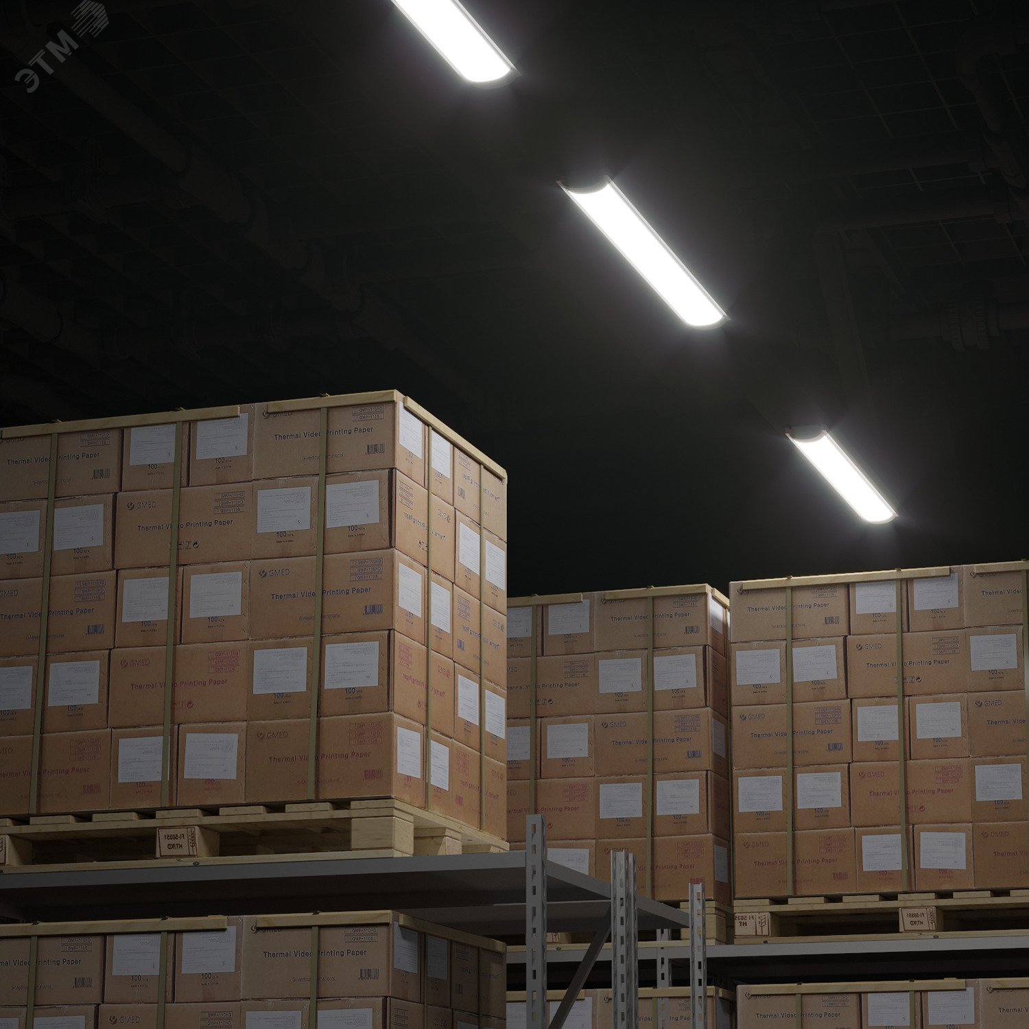 Светильник линейный WLF-4 36W 3500lm 4000K 185-265V IP20 1185*120*46мм сталь LED 1/12 844611236