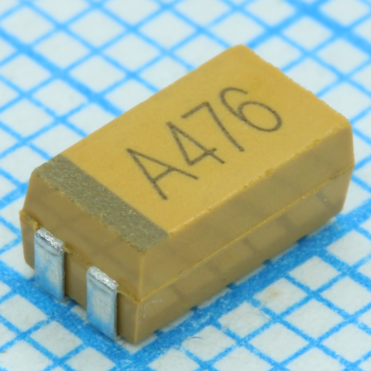 TAJC476M016RNJ - ЧИП-конденсатор танталовый твердотельный SMD 16В 47мкФ ±20% 2312 ESR= 500 мОм
