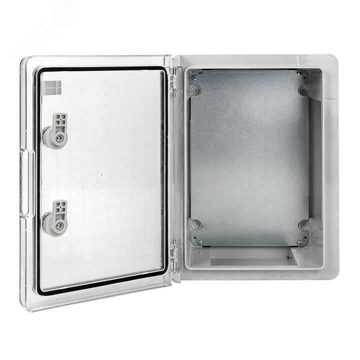 Щит пластиковый с монтажной платой прозр. дверь 400х300х170 мм IP65 PROxima PBT65MP003