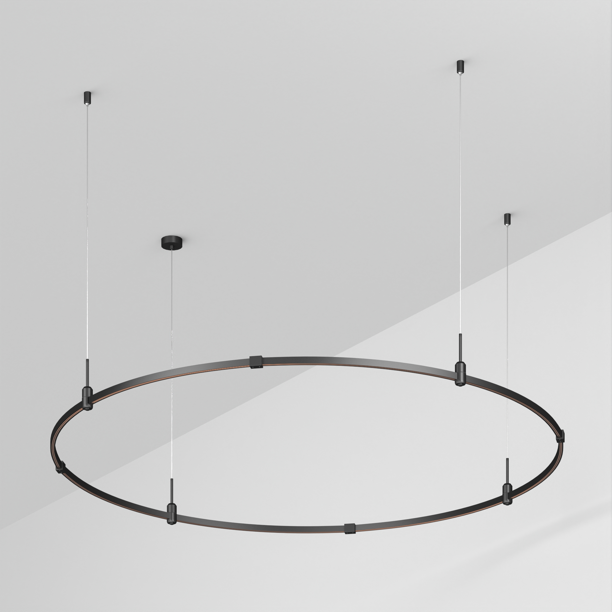 Трек ART-APRIORI-ROUND-HANG-R1500 (BK) (Arlight, IP20 Металл, 3 года) 048491
