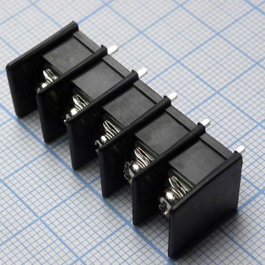DG25C-B-05P-13-00A(H) - Барьерный клеммный блок 5 контактов. Серия DG25C-B