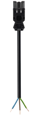 Соединитель GST18i3K1B- 15H 90SW - Кабельная сборка, оконеченная розеточным разъемом GST18i3, и свободным концом, 3 полюса, длина кабеля: 9 метров, сечение жил кабеля: 3х1,5 мм.кв., номинальное напряжение: 250V, номинальный ток: 16А, цвет разъема: черный,