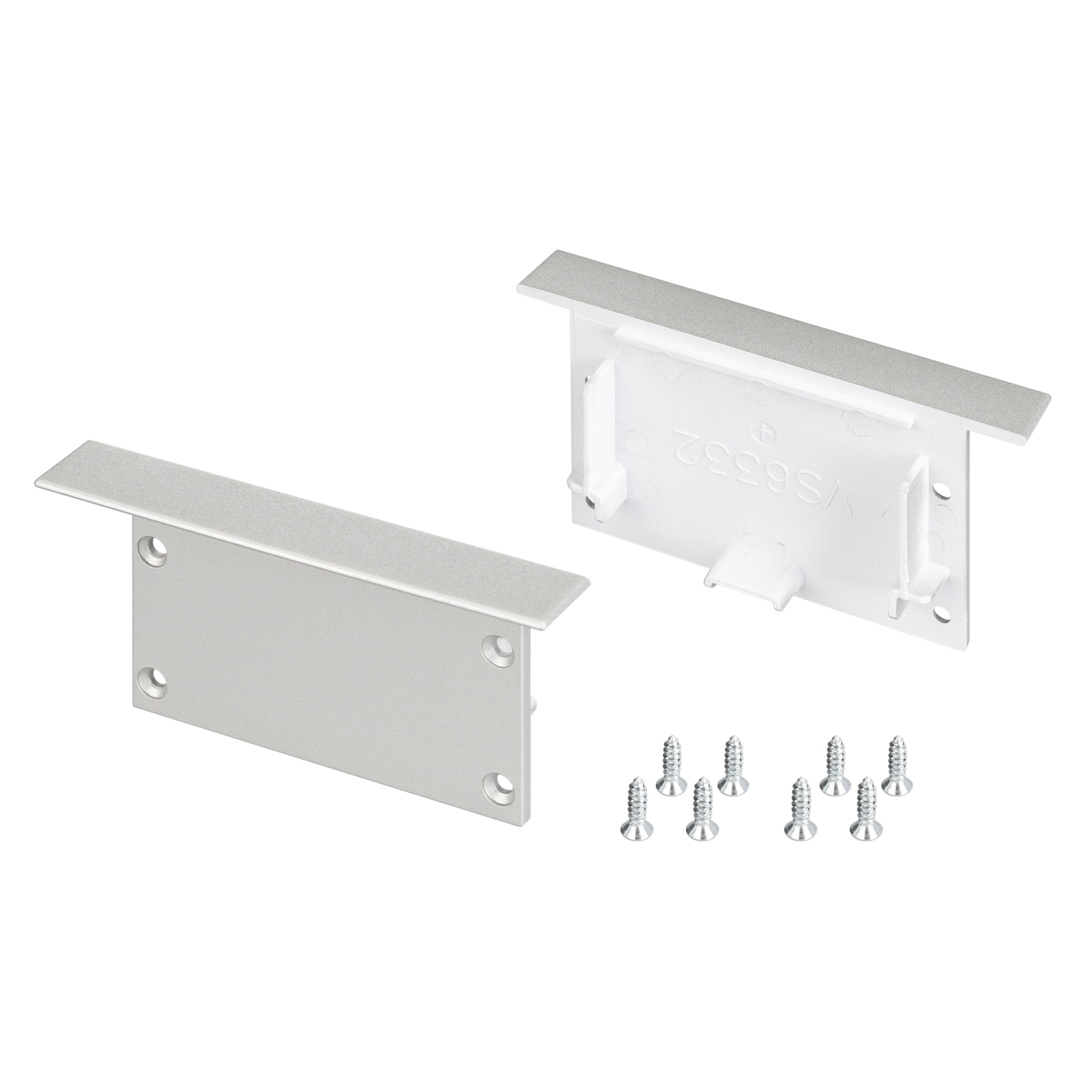 Заглушка SL-LINIA62-FS 034138 - Пара заглушек для профиля SL-LINIA62-F. В комплекте 2 заглушки, 8 шурупов. Цена за весь комплект.