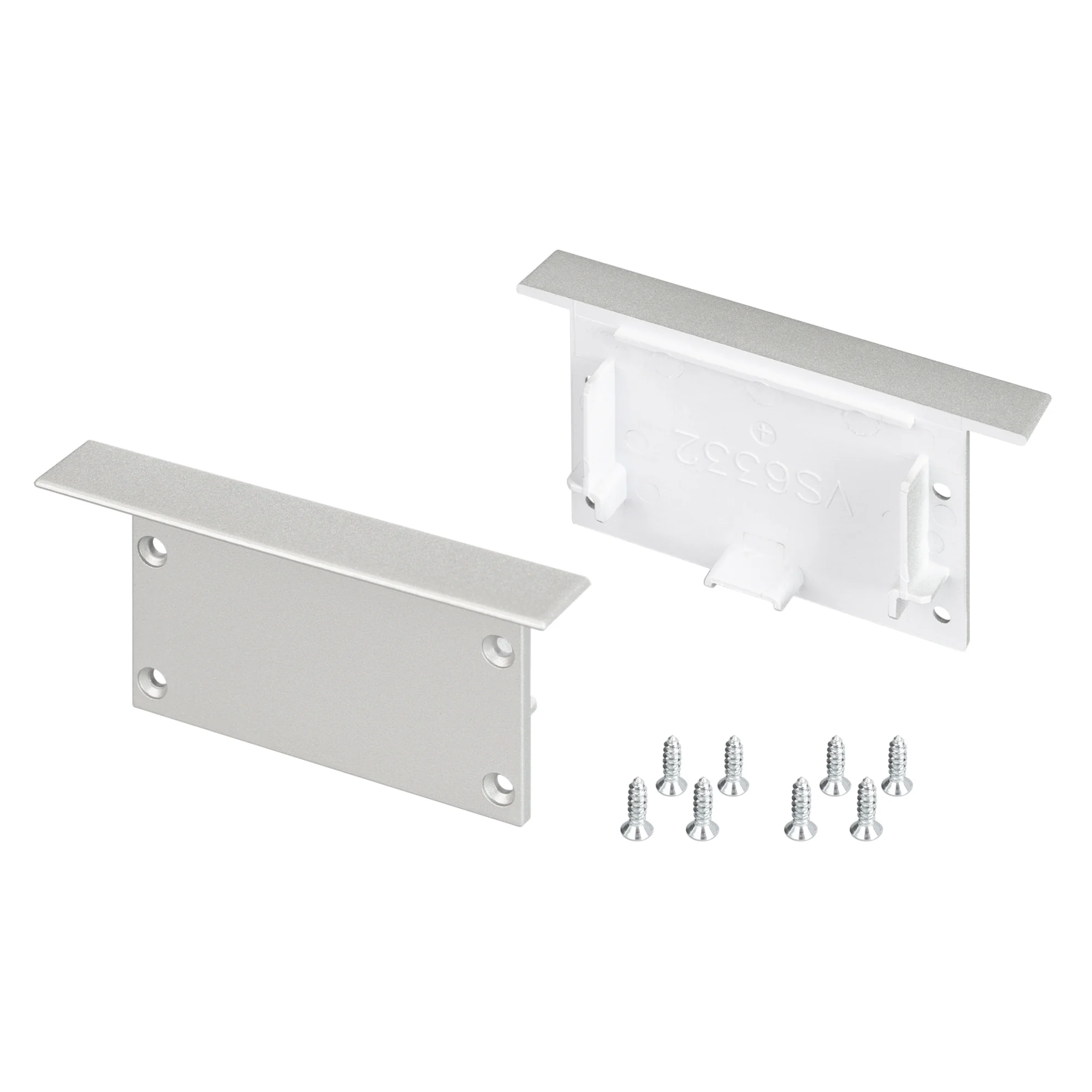 Заглушка SL-LINIA62-FS 034138 - Пара заглушек для профиля SL-LINIA62-F. В комплекте 2 заглушки, 8 шурупов. Цена за весь комплект.